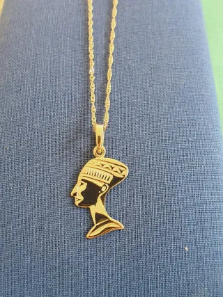 Colgante Nefertiti Oro 18k