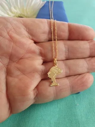 Colgante Nefertiti Oro 18k