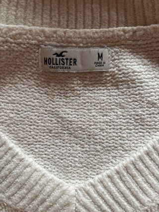 Jersey Hollister Beige Talla M oversize