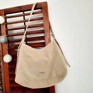 Bolso estilo safari beige