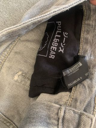 Pull&Bear Vaqueros Grises Cortos
