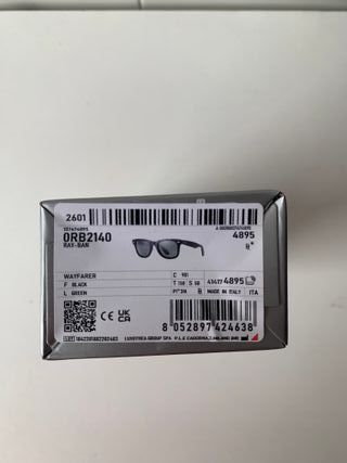 Gafas de Sol Ray-Ban Wayfarer Negras