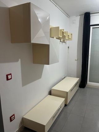 Mesa comedor cristal,sillas y muebles de comedor