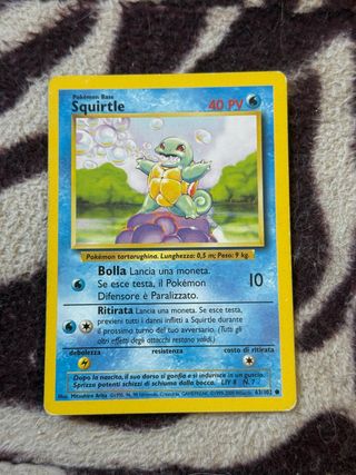 Squirtle Base Set 63/102 Carta Pokémon