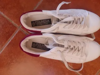 Zapatillas Polinesia Mujer Talla 39 Blancas