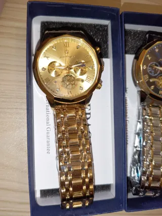 Relojes hombre Oro y Plata Nuevos estrenar