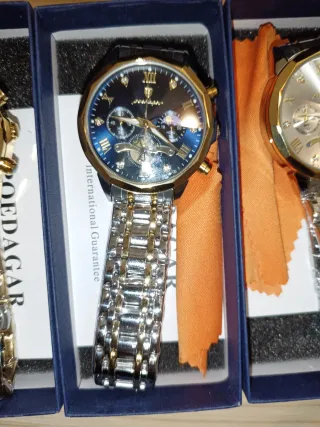 Relojes hombre Oro y Plata Nuevos estrenar