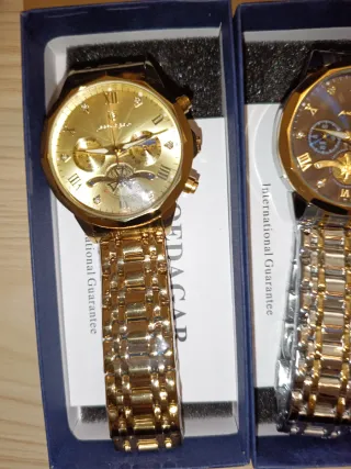 Relojes hombre Oro y Plata Nuevos estrenar