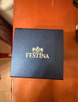 Reloj Festina Cronógrafo Negro y Plateado