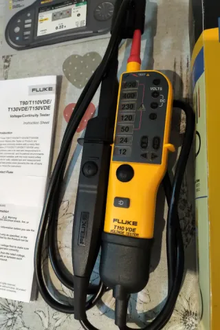 Fluke T110 VDE - Comprobador Voltaje/Continuidad