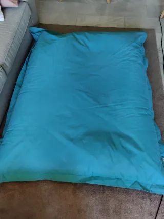 Puff Lumaland Azul Turquesa 140x180