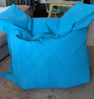 Puff Lumaland Azul Turquesa 140x180