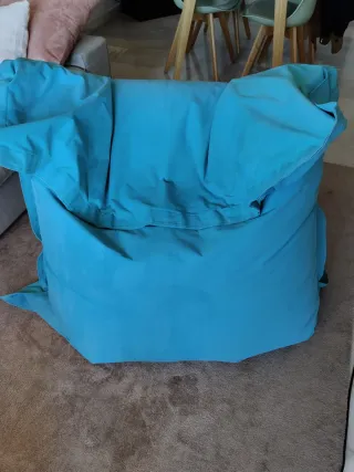 Puff Lumaland Azul Turquesa 140x180