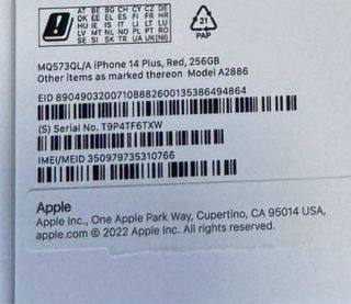 iPhone 15 Plus 256GB Rosso