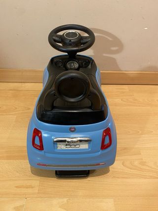 Coche correpasillos Fiat 500 Azul cochecito car