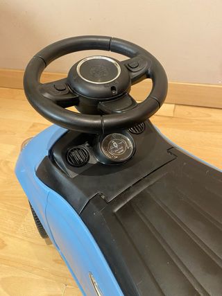 Coche correpasillos Fiat 500 Azul cochecito car