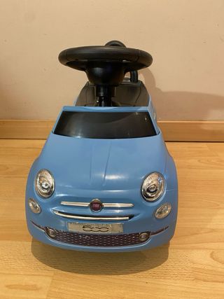 Coche correpasillos Fiat 500 Azul cochecito car