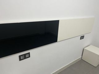 Cabecero matrimonio moderno y 2 mesitas