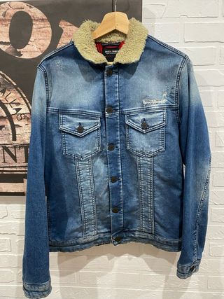 Chaqueta tejana Jack & Jones azul