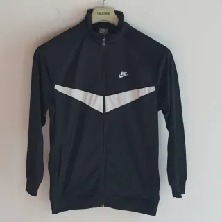 Felpa Nike Nera con banda bianca