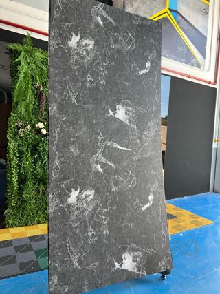 Placa decorativa Mármol Textura Negra