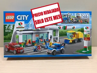 LEGO CITY ESTACIÓN DE SERVICIO GASOLINERA 60132