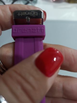 Reloj Brenatt con correa rosa