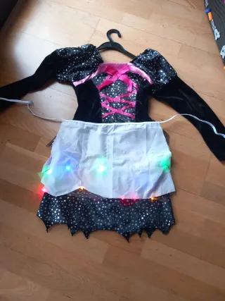 Disfraz Bruja Niña con luces
