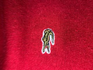 Jersey Lacoste Rojo Talla S Cuello V