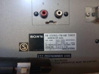 Sintonizador Radio AM/FM Sony ST-A3L