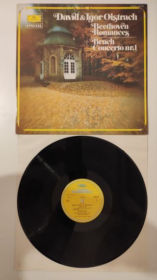Vinilo Beethoven Bruch Romances Oistrakh