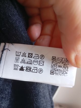 Chaqueta Bomber Zara Oversize Azul Marino Talla S