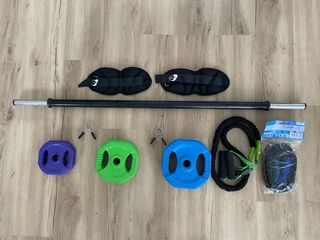 Body Pump, Gomas Elásticas y Tobilleras 1Kg