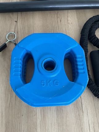 Body Pump, Gomas Elásticas y Tobilleras 1Kg