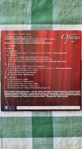 CD I Puritani de Bellini