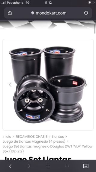 Llantas Kart DWT Bajo Volumen (4 unidades)