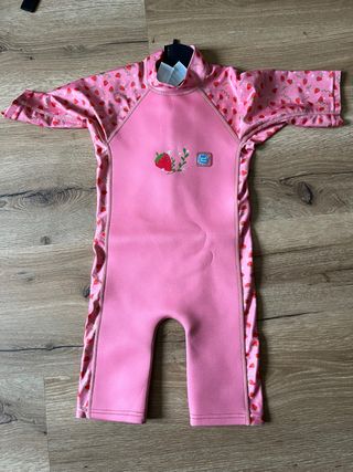 Costume intero rosa fragole