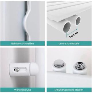 Radiador toallero Emke blanco