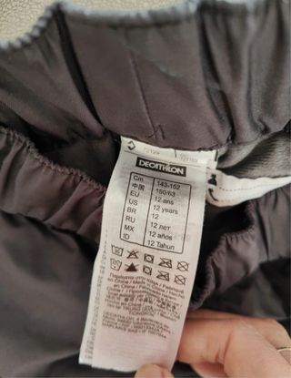 Pantalones de esquí grises seminuevos