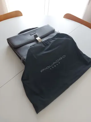 Cartera Piel Marrón Piquadro Nueva