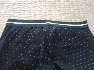 Pantalón Zara estampado azul