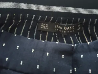 Pantalón Zara estampado azul