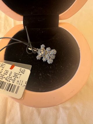 Colgante Tous Oso Zafiros Azul y Plata