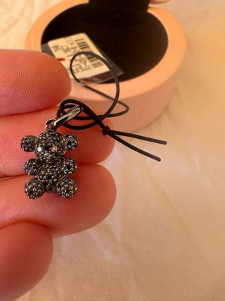 Colgante Tous Oso Zafiros Azul y Plata