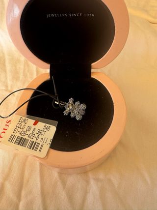 Colgante Tous Oso Zafiros Azul y Plata