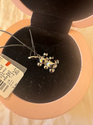 Colgante Tous Oso Zafiros Azul y Plata