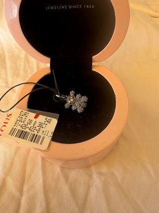 Colgante Tous Oso Zafiros Azul y Plata