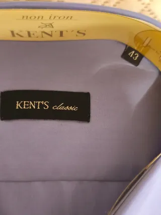 Camisa de vestir Kent's azul talla L 43