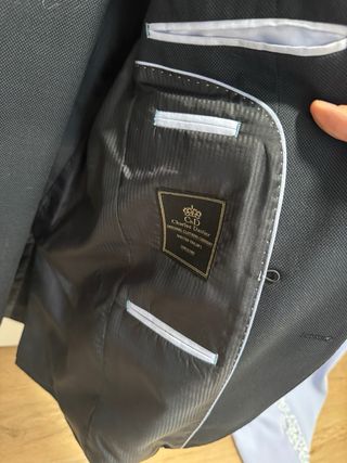 Traje de vestir Charles Dastier Azul Talla M