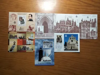 14 HOJAS BLOQUE DE ESPAÑA DEL AÑO 2010